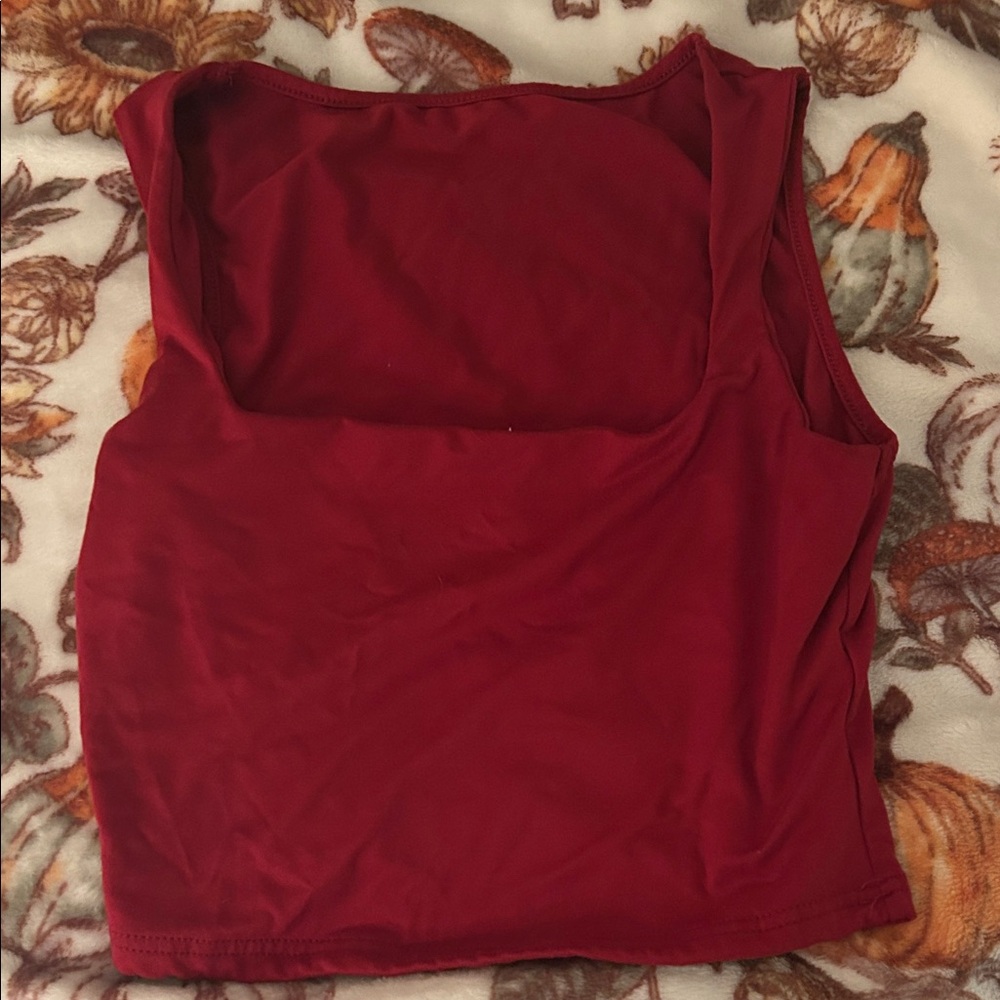 H&M Red Crop Top